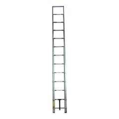 Telescopic ladder in aerospace-grade aluminum, 32" to 12.5'