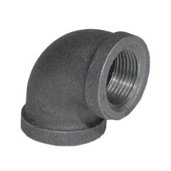 Coude 90° fonte noir 3/4 po