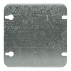 Flat metal cover