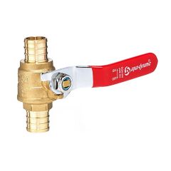 Soupape bille sans plomb 3/4 po PEX