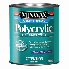 Vernis polycrylic, mat, 946 ml