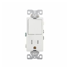 Interrupteur combiné décoratif, commercial, 15A, 120-270V