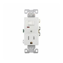 Interrupteur combiné, commercial, 15A, 120-125V