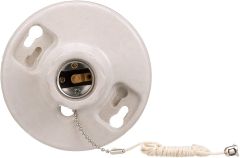 Douille de lampe avec interrupteur à chaînette