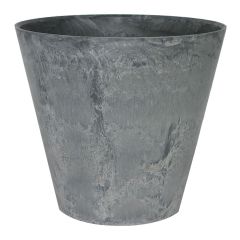 Pot de fleurs Claire, fini pierre, 9"