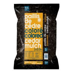 Paillis de cèdre, 56 l, 2 pi², noir