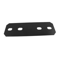 Plaque de fixation partiellement réglable − quatre trous alignés