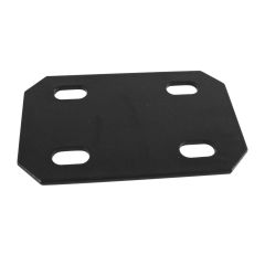 Plaque de fixation partiellement réglable − quatre trous en coin