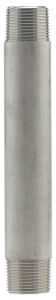 Mamelon en acier inoxydable 1" x 6"