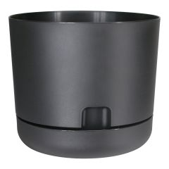 Jardinière Oasis à auto-arrosage, noir, 12"
