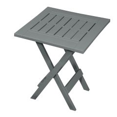 Folding Side Table - 15.25" x 17" - Neutral Grey