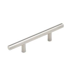 Poignée contemporaine en acier Roosevelt, Urban, nickel brossé, 6/pqt, 76 mm