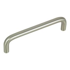 Poignée fonctionnelle en acier Livingston, nickel brossé, 1/pqt, 96 mm