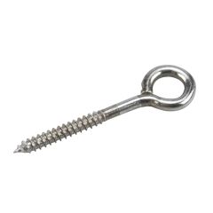 Wood eyelet - Zinc - 5/16" x 4"