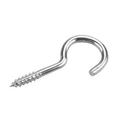 Crochet à vis, zinc, 4/pqt, 2 3/4"