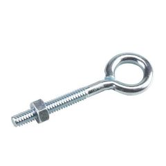 Vis à oeillet avec écrou, zinc, 1/4" x 3"