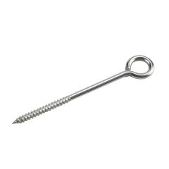 Wood eyelet - Stainless - 1/4" x 5"