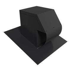 Clapet d'aération de toiture VMAX-CT, 6", noir