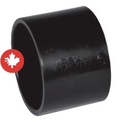 Manchon en ABS DWV, 4", femelle, noir