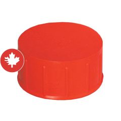 Bouchon d'essai souple orange en polyéthylène ABS DWV