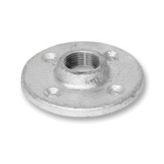 Bride de plancher galvanisée, 3/4"