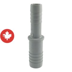 Raccord réduit de plastique