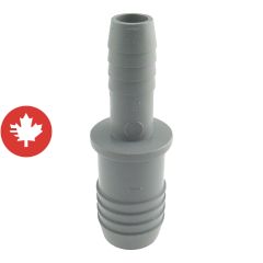 Raccord réduit de plastique, 1" x 1/2"