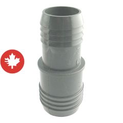 Raccord réduit de plastique, 1 1/2" x 1 1/4"