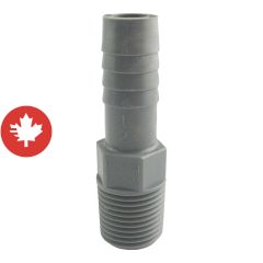Adaptateur mâle de plastique