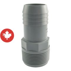Adaptateur mâle de plastique, 1 1/4"