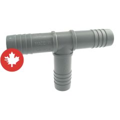 Adaptateur en "T" de plastique, 3/4"