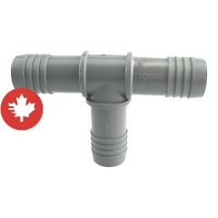 Adaptateur en "T" de plastique, 1"