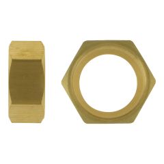Noix hexagone laiton 5/8 po