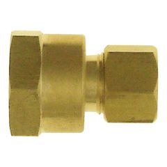 Union reduction en laiton 3/8 po tube x 1/2 po fpt