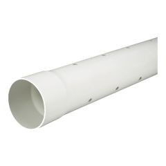 Tuyau d'égout en PVC, non perforé, BNQ, 4" x 10'