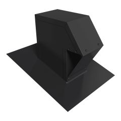 Clapet d'aération de toiture VMAX-CT, 4", noir