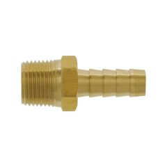 Adaptateur cannele mâle laiton 1/4 po tube x 1/4 po mpt