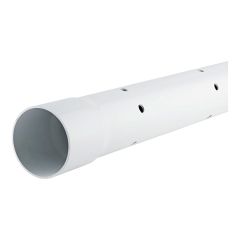 Tuyau d'égout en PVC, perforé, BNQ, 3" x 10'