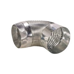 90° crimped elbow