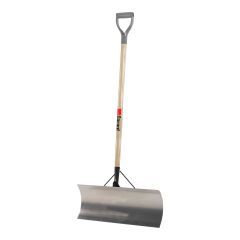 Snow Pusher - Wood Handle - 24" Aluminum Blade
