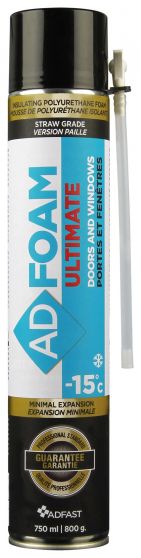 Ultimate Insulating Foam For Doors and Windows - Applicator Included - 750 ml