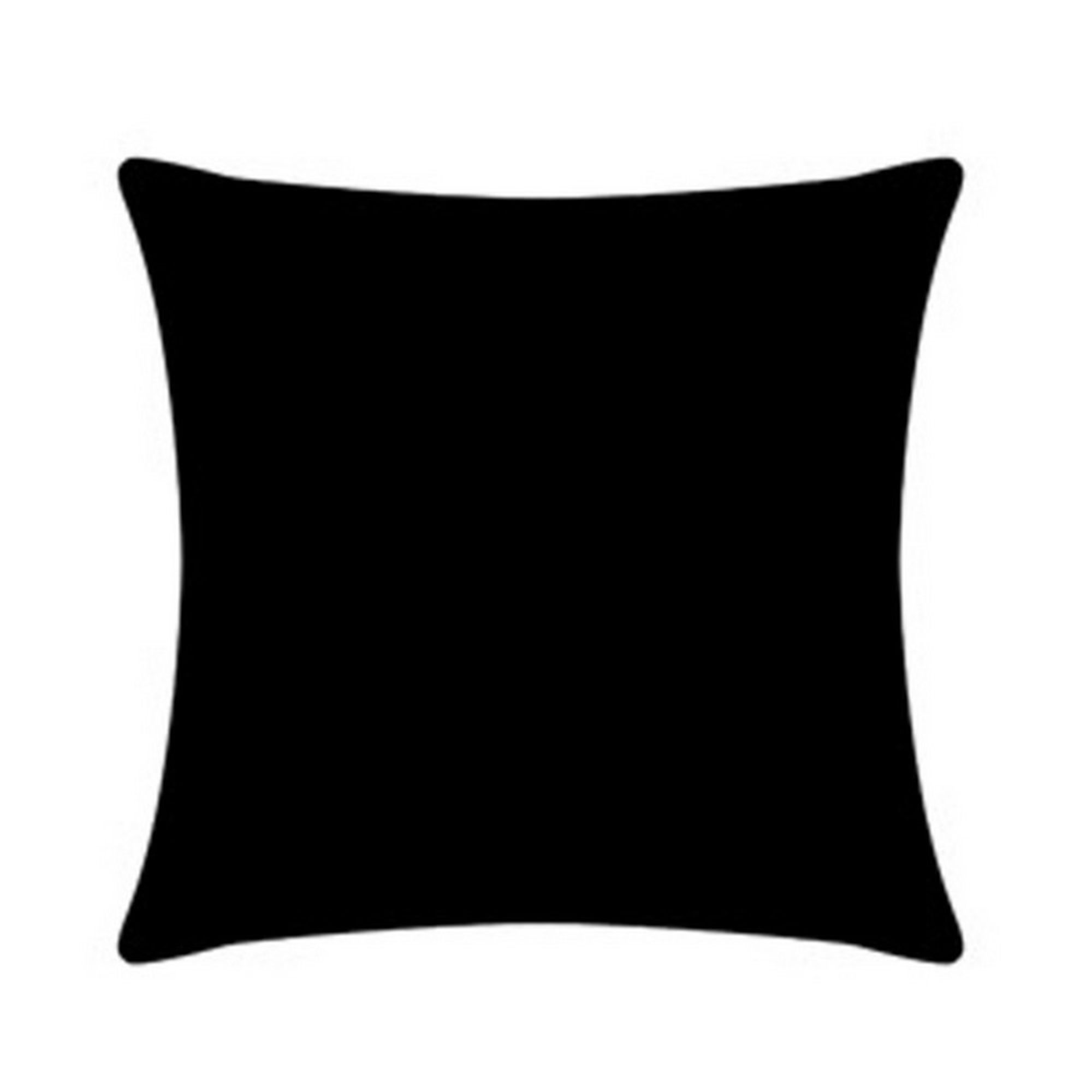 Coussin de dossier haut de chaise extérieur noir 17,5 x 42