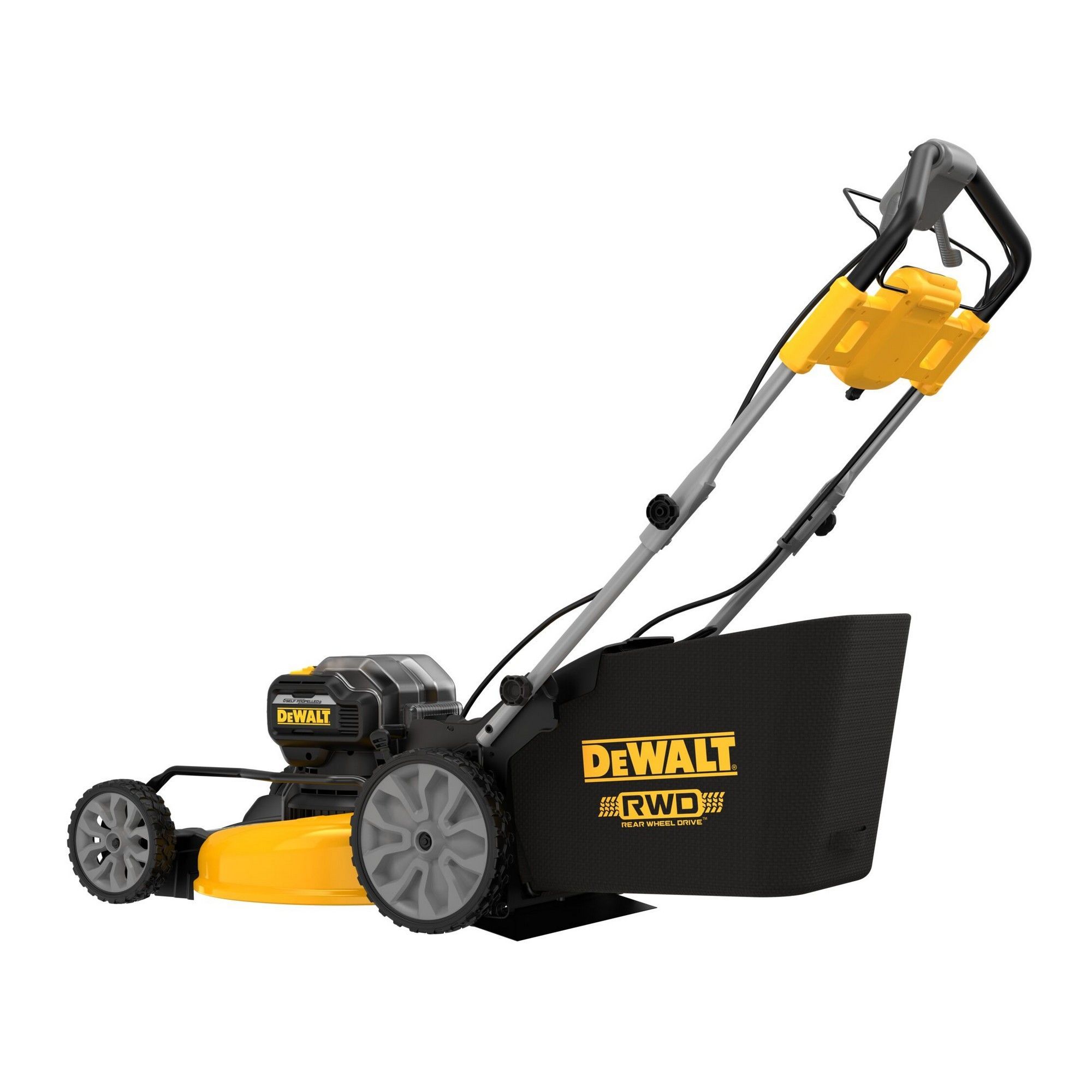 Cordless Electric Lawn Mower 21 1/2, Self-Propelled, Brushless Motor, 2 x  20V MAX from DEWALT