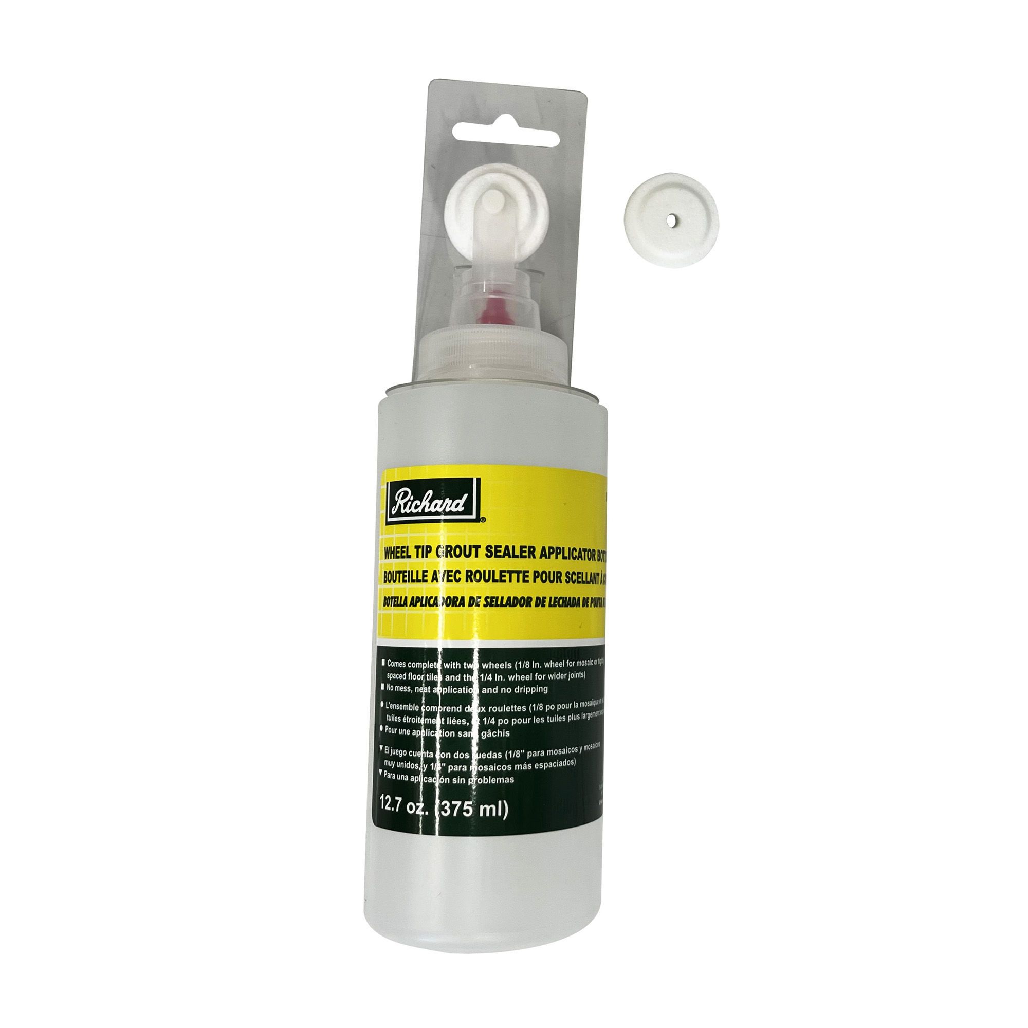 Wheel Tip Grout Sealer Applicator Bottle - 375 ml