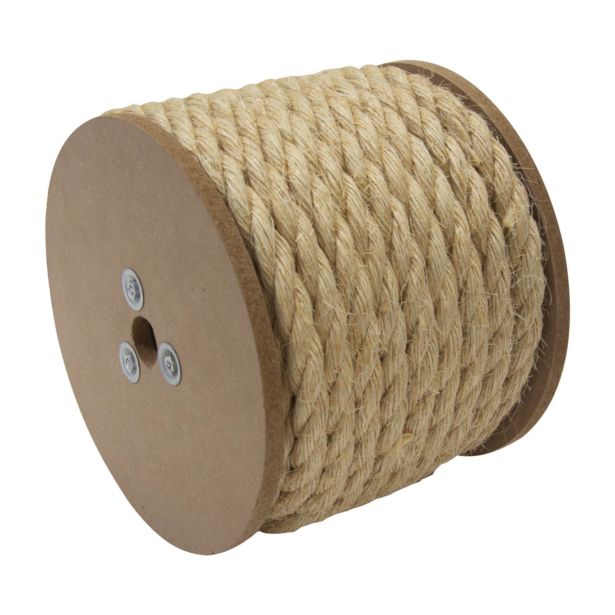 Sisal Twisted Twine Rope - Natural - 3/4 x 100