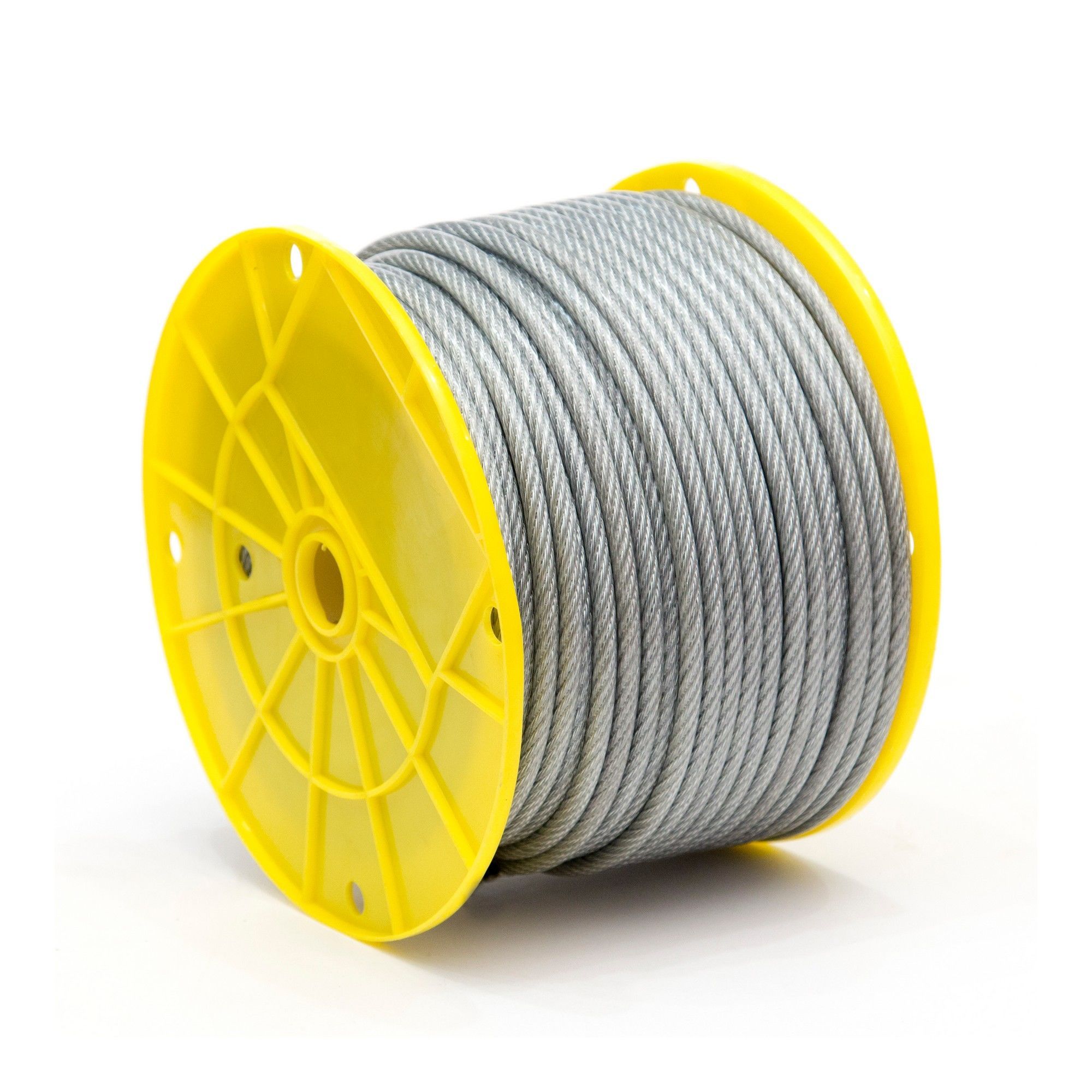 Câble métallique en acier inoxydable Corde acier 4 mm 30 m 7 x 19 (1,03 & #  x20ac ;/M) en corde fil en acier inox V4 A A4 inoxydable Corde Fil Corde