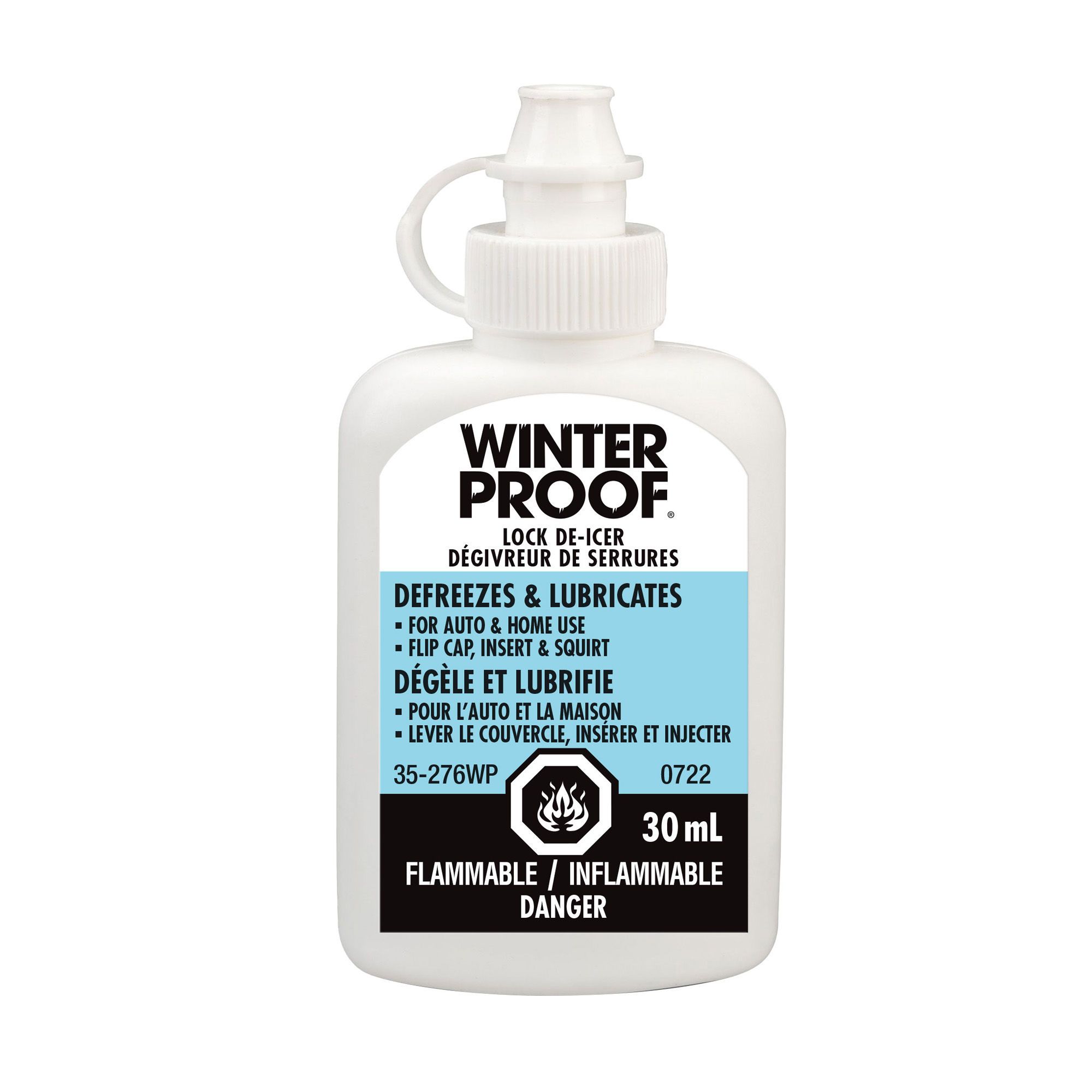 Dégivreur de serrures WinterProof avec lubrifiant, 30 ml de RECOCHEM