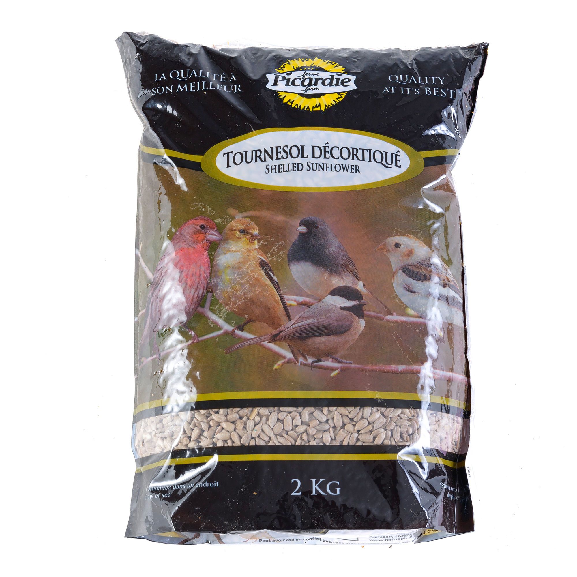 Graines de cœurs de tournesol pour oiseaux du jardin - 10 kg TRUFFAUT  JARDIN DURABLE BIODIV