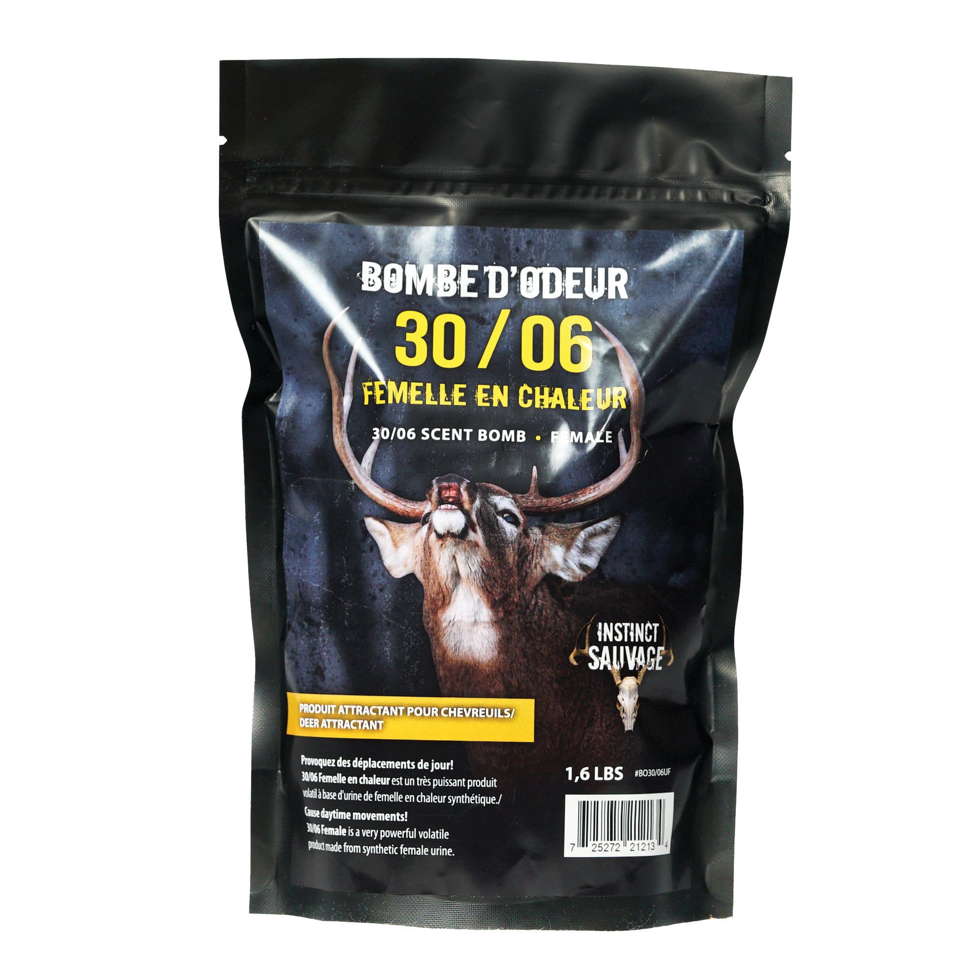 30/06 Deer Lure Scent Bomb - Female Scent - 1.6 lb from INSTINCT SAUVAGE