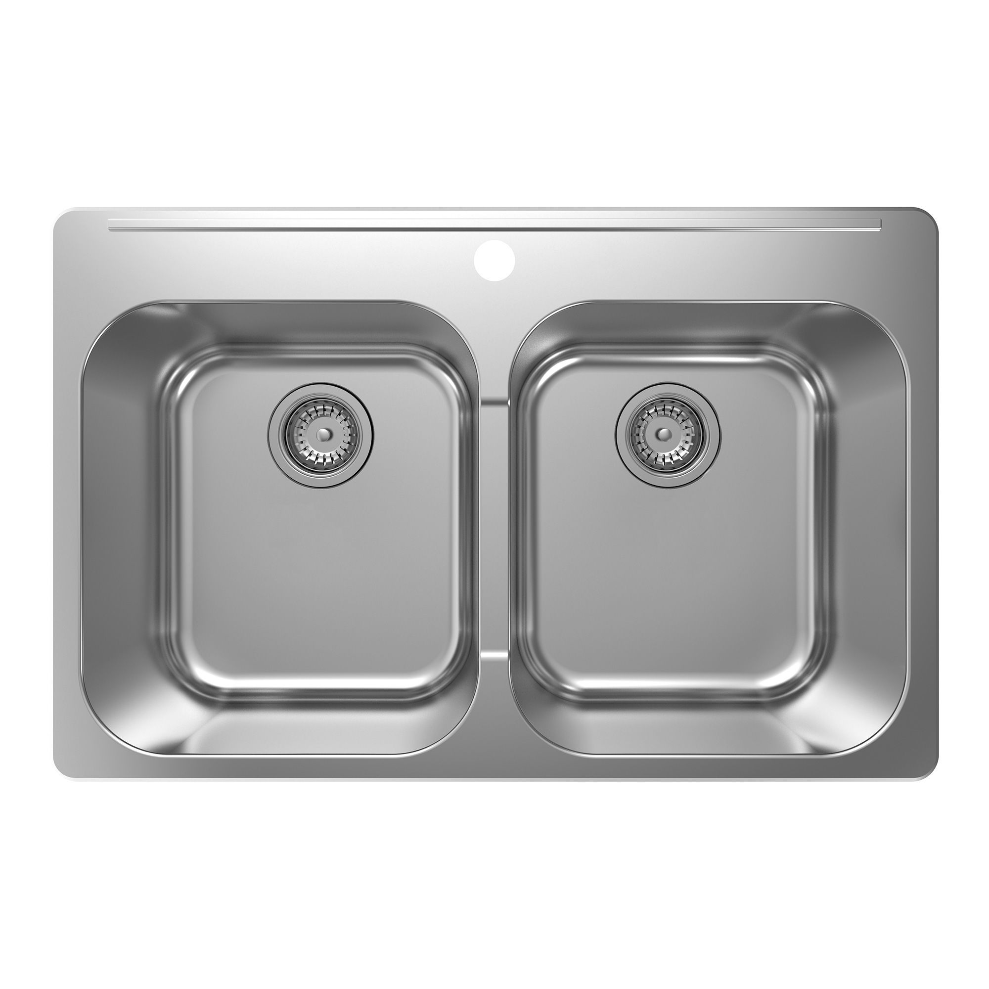 Évier simple caché en acier inoxydable 304 avec couvre-plaque drain robinet  pour cuisine